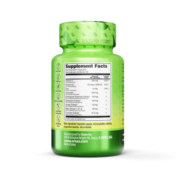 Immune Defense 9IN1 N60 (capsule vegetale) - imagine 3