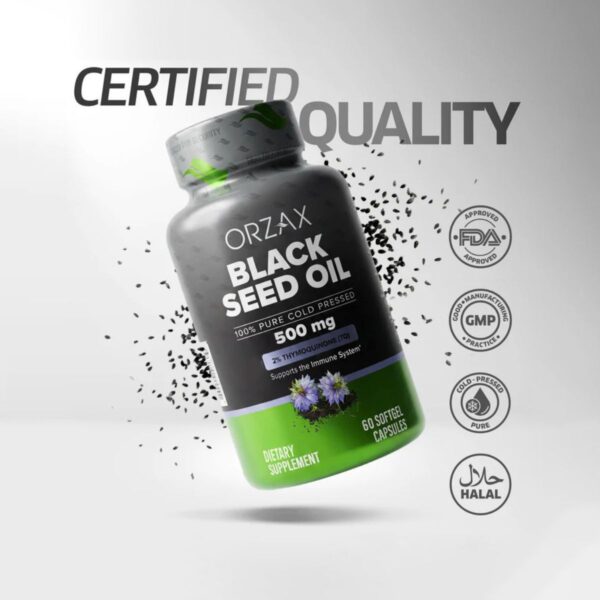 Black Seed Oil 500mg N60 (capsule moi) - imagine 4