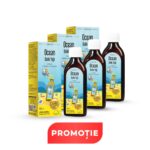 Set din 3 cut. Omega 3 Pur (aromă de lamîie) 150 ml sirop